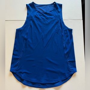 Lululemon Sculpt Tank Back Vent Blue